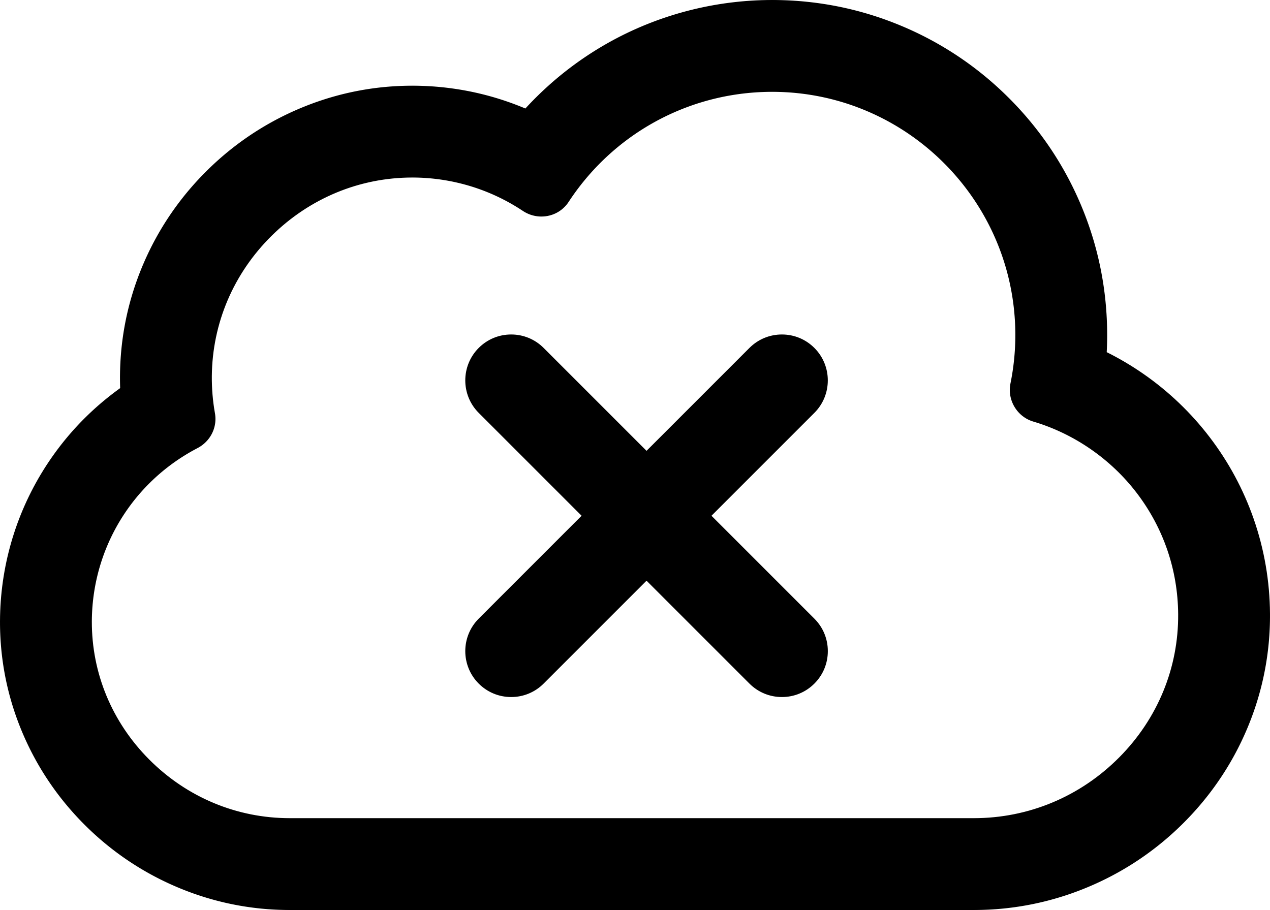 Delete From Cloud Outlined Button Vinyl Svg File Free Vectors